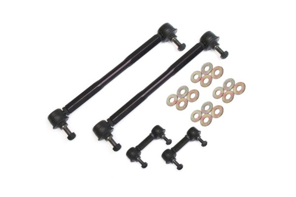 BMR 14-17 Chevy SS Front and Rear Sway Bar End Link Kit - Black For Cheap