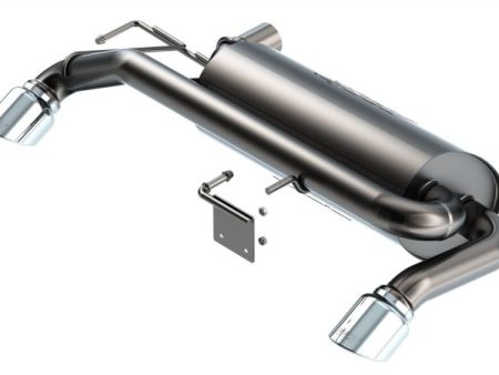 Borla 21-22 Ford Bronco 2.7L V6 4WD ATAK Axle Back Exhaust w  Bright Chrome Tips Online now