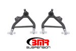 BMR 79-93 Mustang Lower A-Arm (Coilover Only) w  Adj. Rod End and STD. Ball Joint - Black Hammertone For Discount