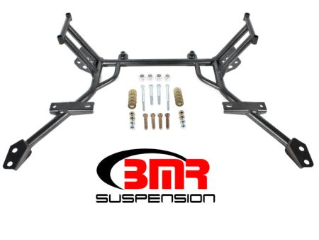 BMR 05-10 S197 Mustang K-Member w  No Motor Mounts and STD. Rack Mounts - Black Hammertone Online