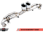 AWE Tuning Porsche 991 GT3   RS SwitchPath Exhaust - Chrome Silver Tips Online Sale