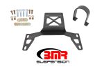 BMR 07-14 Shelby GT500 Front Driveshaft Safety Loop - Black Hammertone Hot on Sale