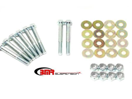 BMR 78-87 G-Body Control Arm Hardware Kit Rear Upper And Lower - Zinc plated Online Sale