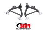 BMR 79-93 Mustang Lower A-Arms (Coilover Only) w  Adj. Rod End Tall Ball Joint - Black Hammertone Online Sale