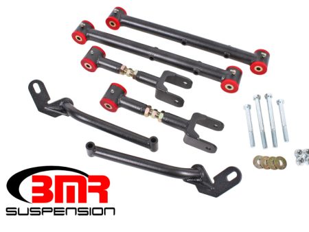 BMR 78-87 G-Body Adj. Rear Suspension Kit - Black Hammertone Hot on Sale