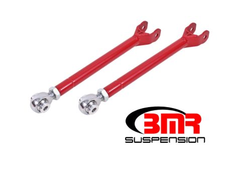 BMR 08-17 Challenger Lower Trailing Arms w  Single Adj. Rod Ends - Red Online Hot Sale