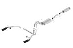 Borla 11-14 Ford F-150 5.0L Stainless Steel S-Type Catback Exhaust - 4in Tips Single Split Rear Exit Online Sale