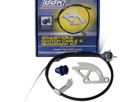 BBK 79-95 Mustang Adjustable Clutch Quadrant Cable And Firewall Adjuster Kit For Cheap