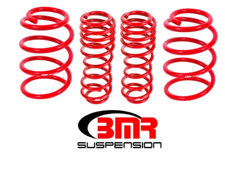 BMR 07-14 Shelby GT500 Performance Version Lowering Springs (Set Of 4) - Red For Sale