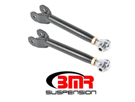 BMR 16-17 6th Gen Camaro Upper Trailing Arms w  Single Adj. Rod Ends - Black Hammertone on Sale