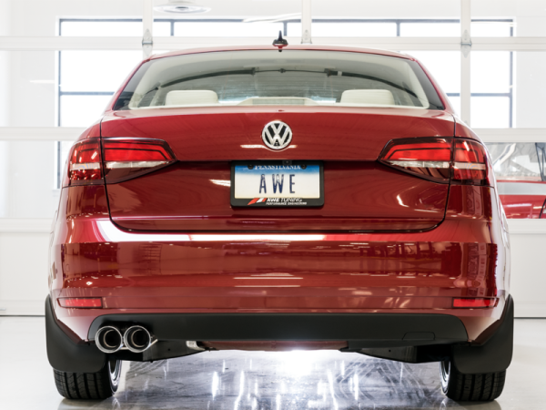 AWE Tuning 09-14 Volkswagen Jetta Mk6 1.4T Track Edition Exhaust - Chrome Silver Tips Hot on Sale