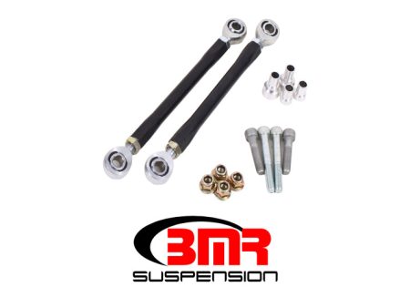 BMR 08-17 Challenger Rear Sway Bar End Link Kit - Black Cheap