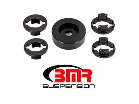 BMR 16-17 6th Gen Camaro Differential Lockout Bushing Kit (Aluminum) - Black Fashion