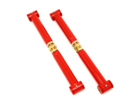 BMR 82-02 3rd Gen F-Body Xtreme Chrome Moly Lower Control Arms On-Car Adj. (Poly) - Red Online Sale