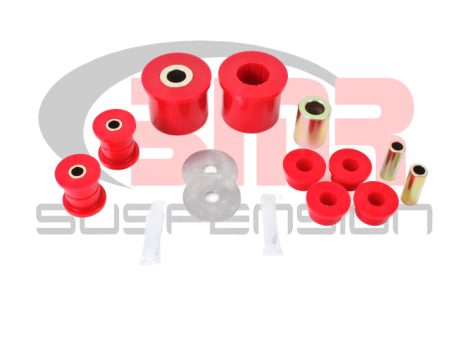 BMR 08-09 Pontiac G8 Rear Suspension Bushing Kit (BK004 BK005 BK006) - Black Red Online