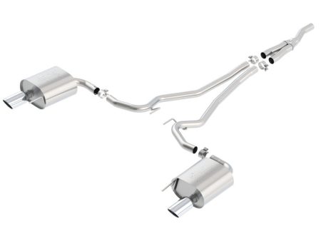 Borla Atak Cat Back 15-17 Ford Mustang 2.3L EcoBoost MT AT 2.25in pipe 4in tip Online now