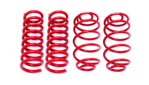 BMR 67-72 A-Body Lowering Spring Kit (Set Of 4) - Red Hot on Sale