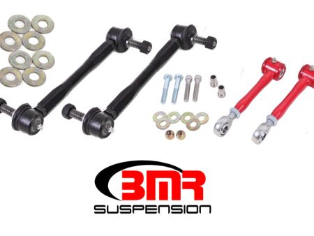 BMR 16-17 6th Gen Camaro Front and Rear Sway Bar End Link Kit - Red Online Sale