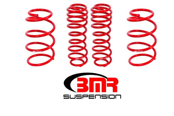 BMR 07-14 Shelby GT500 Drag Lowering Springs (Set Of 4) - Red Online Sale