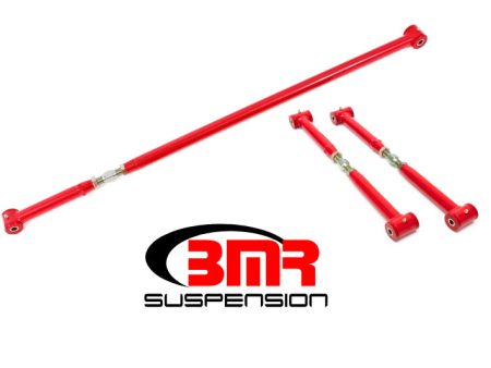 BMR 82-02 3rd Gen F-Body On-Car Adj. Rear Suspension Kit (Polyurethane) - Red For Sale