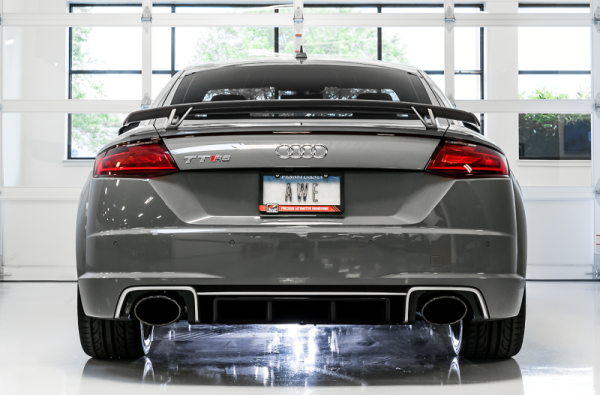 AWE Tuning 18-19 Audi TT RS 2.5L Turbo Coupe 8S MK3 SwitchPath Exhaust w Diamond Black RS-Style Tips Supply