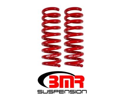 BMR 16-17 6th Gen Camaro V8 Rear Performance Version Lowering Springs - Red For Discount