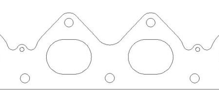 Cometic Honda All H22S 92-01 .030 inch MLS Exhaust Manifold Gasket 1.770 inch X 1.380 inch Port Supply