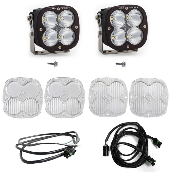 Baja Designs 2021+ Ford Bronco A Piller Light Kit XL Sport Spot w Upfitter For Cheap