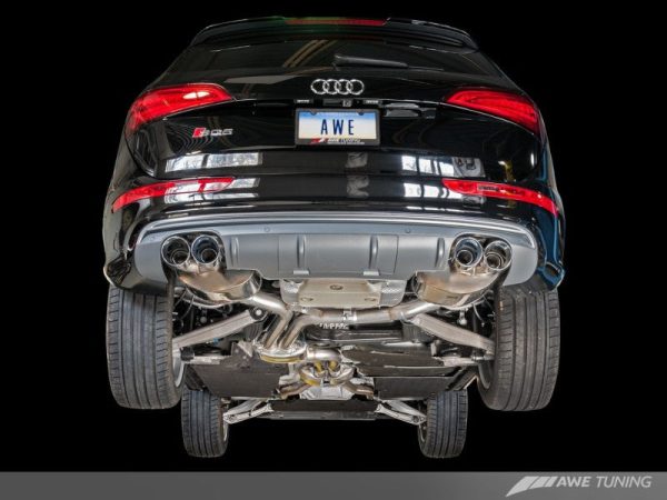 AWE Tuning Audi 8R SQ5 Touring Edition Exhaust - Quad Outlet Chrome Silver Tips Discount