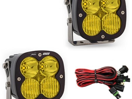 Baja Designs XL80 Series Driving Combo Pattern Pair LED Light Pods - Amber on Sale