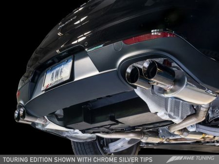 AWE Tuning Panamera 2 4 Touring Edition Exhaust (2014+) - w Chrome Silver Tips For Discount