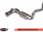 AWE Tuning BMW F3X N20 N26 328i 428i Touring Edition Exhaust Quad Outlet - 80mm Chrome Silver Tips Cheap