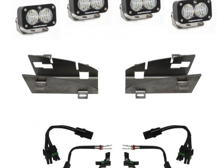 Baja Designs 2019+ Dodge Ram Rebel 1500 S2 Dual Fog Pocket Kit Hot on Sale