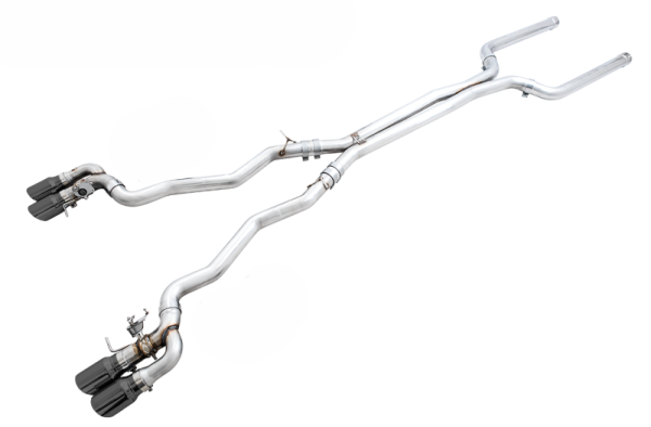 AWE Tuning 18-19 BMW F90 M5 SwitchPatch Cat-Back Exhaust- Black Diamond Tips Hot on Sale