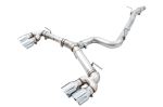 AWE Tuning Mk7 Golf R Track Edition Exhaust w Chrome Silver Tips 102mm Online Sale