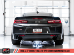 AWE Tuning 16-19 Chevrolet Camaro SS Axle-back Exhaust - Track Edition (Diamond Black Tips) Hot on Sale