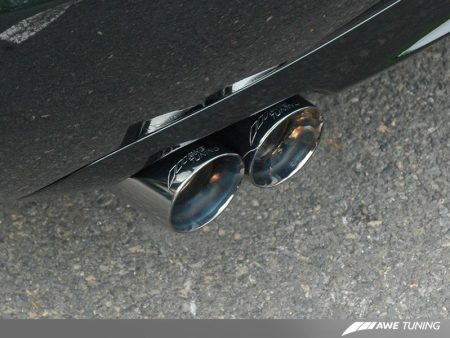 AWE Tuning Audi B7 S4 Track Edition Exhaust - Diamond Black Tips Sale