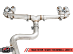 AWE Tuning Mk7 Golf R Track Edition Exhaust w Chrome Silver Tips 102mm Online Sale