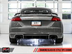 AWE Tuning 18-19 Audi TT RS 8S RK3 2.5L Turbo Track Edition Exhaust - Diamond Black RS-Style Tips Online now