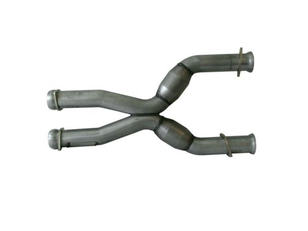 BBK 79-04 Mustang Coyote Swap Short Mid X Pipe w Catalytic Converters 3.0 For BBK Long Tube Headers Cheap