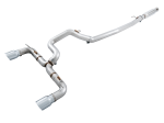 AWE Tuning Ford Focus RS Track Edition Cat-back Exhaust - Chrome Silver Tips on Sale