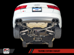 AWE Tuning Audi C7   C7.5 S6 4.0T Touring Edition Exhaust - Polished Silver Tips Online now