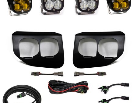 Baja Designs Ford Super Duty (20-On) Fog Lights Dual FPK Amber SAE Pro DC Baja Designs on Sale