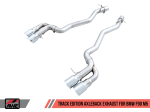 AWE Tuning 18-19 BMW M5 (F90) 4.4T AWD Axle-back Exhaust - Track Edition (Chrome Silver Tips) Discount