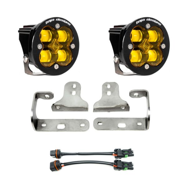 Baja Designs 2018+ Wrangler JL Rubicon Sport Fog Light Pocket Kit - Amber Discount