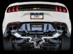 AWE Tuning 2018+ Ford Mustang GT (S550) Cat-back Exhaust - Touring Edition (Quad Chrome Silver Tips) For Cheap