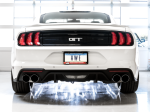 AWE Tuning 2018+ Ford Mustang GT (S550) Cat-back Exhaust - Touring Edition (Quad Chrome Silver Tips) For Cheap