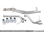 AWE Tuning Porsche Macan Touring Edition Exhaust System - Chrome Silver 102mm Tips For Sale