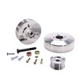 BBK 97-04 Ford F150 Expedition 4.6 5.4 Underdrive Pulley Kit - Lightweight CNC Billet Aluminum (3pc) For Discount