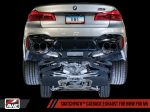 AWE Tuning 18-19 BMW F90 M5 SwitchPatch Cat-Back Exhaust- Black Diamond Tips Hot on Sale